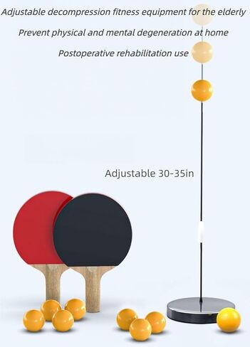 Table Tennis Toy Set with Base-Entertainment and Exercise for The Elderly, Hand Therapy, Brain Training, postoperative Recovery, Parkinson's Disease Prevention, Decompression and Indoor Activities. in Saudi Arabia