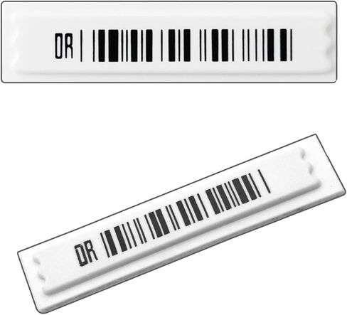 ملصق ملصقات أمان 58 كيلو هرتز، 1000 قطعة من الباركود المزيف، حزمة ملصقات باركود وهمية، علامات أمان، ملصقات ناعمة مع رموز شريطية وهمية لمعدات مكافحة السرقة للبيع بالتجزئة in Kuwait