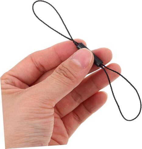 NUOBESTY 1 Pack Cylinder Double Lock Tag Fasteners Black Clothing Hang Tag Strings for Garments Shoes Bags and Apparel Convenient Design for Quick Attachment in Saudi Arabia
