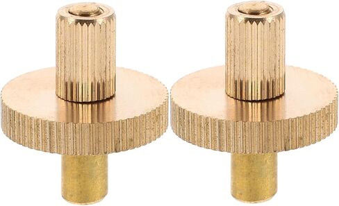 Brass Double Bass Bridge Screws 1 Pair Split Bridge Replacement Fittings for Upright Bass Instrument Repair Accessories in Saudi Arabia