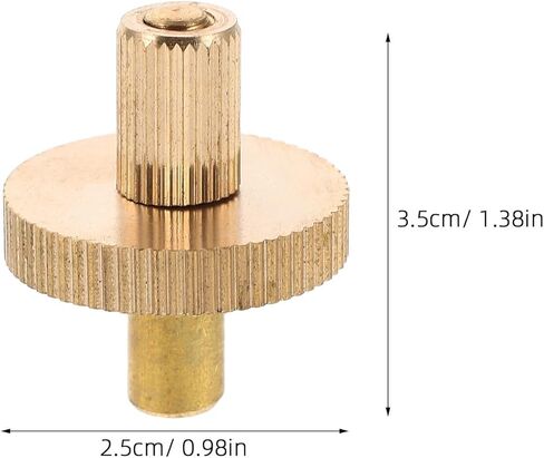 Brass Double Bass Bridge Screws 1 Pair Split Bridge Replacement Fittings for Upright Bass Instrument Repair Accessories in Saudi Arabia