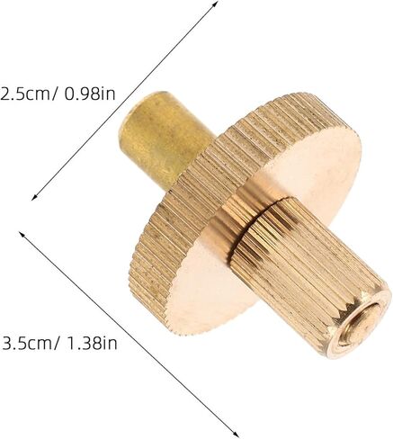 Brass Double Bass Bridge Screws 1 Pair Split Bridge Replacement Fittings for Upright Bass Instrument Repair Accessories in Saudi Arabia