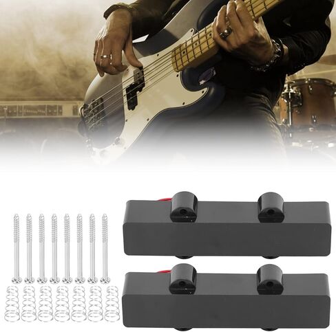 2Pcs 4 String Bass Pickup Bridge Volume Collection Equalizer Electric Bass Accessories 94mm in Saudi Arabia