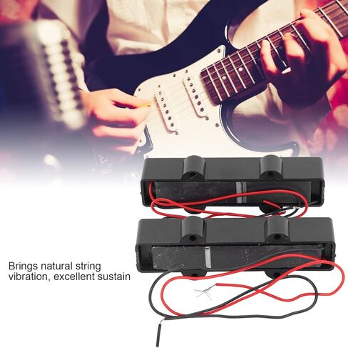 2Pcs 4 String Bass Pickup Bridge Volume Collection Equalizer Electric Bass Accessories 94mm in Saudi Arabia