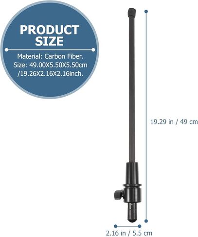 Totority Carbon Fiber Double Bass End Pin Professional Upright Bass Part Anti-slip Tail Rod Accessory for Orchestra Players in Saudi Arabia