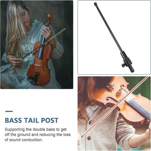 Totority Carbon Fiber Double Bass End Pin Professional Upright Bass Part Anti-slip Tail Rod Accessory for Orchestra Players in Saudi Arabia
