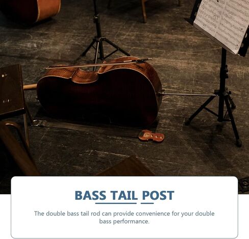 Totority Carbon Fiber Double Bass End Pin Professional Upright Bass Part Anti-slip Tail Rod Accessory for Orchestra Players in Saudi Arabia