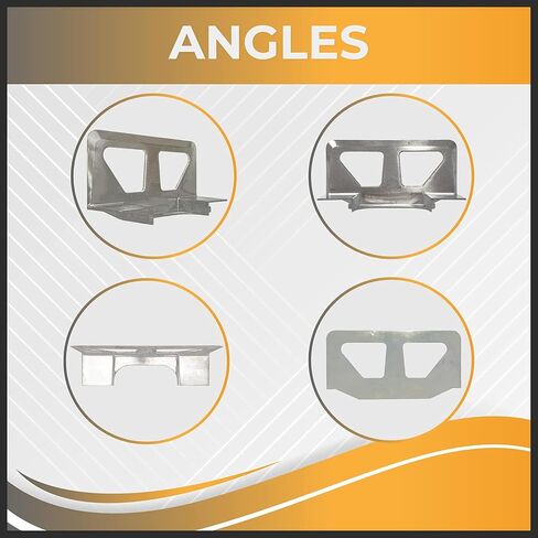 Nose Plate -18" x 7.5" Die Cast Aluminum Plate for 2 Wheel Hand Truck - Upgrade Your Portable Dolly with Truck Accessories for Upright Hand Cart-Hand Truck Parts for Heavy Duty Use in Kuwait