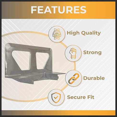 Nose Plate -18" x 7.5" Die Cast Aluminum Plate for 2 Wheel Hand Truck - Upgrade Your Portable Dolly with Truck Accessories for Upright Hand Cart-Hand Truck Parts for Heavy Duty Use in Kuwait