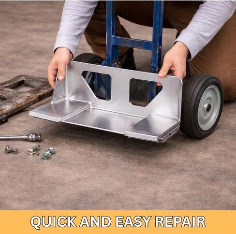 Nose Plate -18" x 7.5" Die Cast Aluminum Plate for 2 Wheel Hand Truck - Upgrade Your Portable Dolly with Truck Accessories for Upright Hand Cart-Hand Truck Parts for Heavy Duty Use in Kuwait