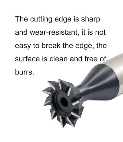 NACX 12mm x 60-Degree HSS Dovetail Cutter Milling End Mill, High Speed Steel Dovetail Milling Cutter in Saudi Arabia