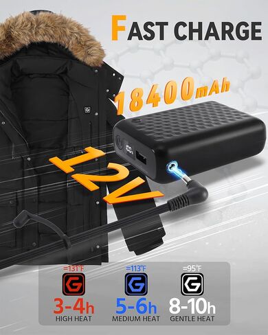 Genovega Women Graphene Heated Jacket + 2 Power Banks (S) in Kuwait