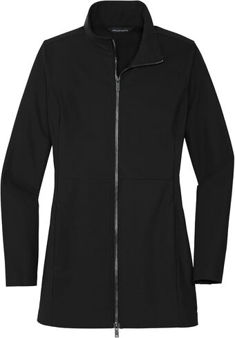 Women's Faille Soft Shell | Business Casual Jacket, Water Resistant, Lightweight, Two Way Zipper in Saudi Arabia