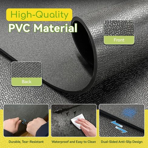 2-حزمة من سجادات الملعب الخارجية، 40 بوصة طول × 24 بوصة عرض، سجادات حماية للملعب من مادة PVC عالية الكثافة مع نسيج مضاد للانزلاق على الوجهين للأراجيح والشرائح in Kuwait