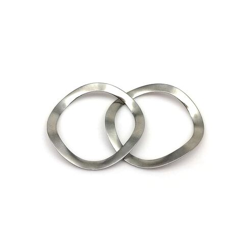 Wave Washers, M3-M16 to M25 304 Stainless Steel Bearing Shafts Three Wave Crest Type Spring Washer Gasket in Saudi Arabia