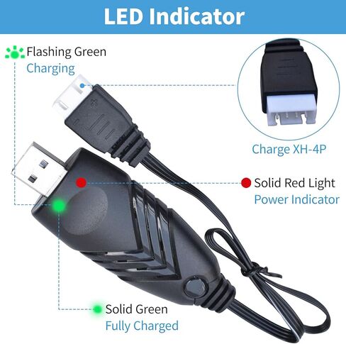 Airsoft Gel Blaster Battery 11.1V Gel Blaster Battery 2000mah with Charger and SM-2P Plug to Mini Tamiya Connector Conversion Cable for Water Bead Splatter Ball (1 Pack) in Kuwait