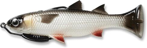 Savage Gear Pulse Tail Mullet Loosebody Fishing Bait, 1 1/3 oz, Silver, Realistic Contours, Colors & Movement, Durable Construction, Heavy-Duty Weighted Fishing Hook, 100% Snag-Free Design in Kuwait