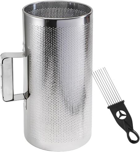 Foraineam Stainless Steel Guiro with Scraper, 12" x 6" Metal Guiro Shaker Music Instrument, Band Accompaniment Musical Training Tool Professional Latin Hand Percussion Instrument in Saudi Arabia