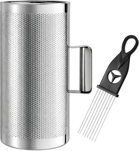 Foraineam Stainless Steel Guiro with Scraper, 12" x 6" Metal Guiro Shaker Music Instrument, Band Accompaniment Musical Training Tool Professional Latin Hand Percussion Instrument in Saudi Arabia