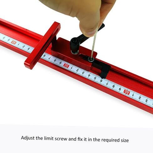 45 Chute Aluminum alloy Miter Track Stop, Very easy to use, ergonomic design, Lockable Stopper, Durable with standard, perfect for woodworking with high strength and long in Saudi Arabia
