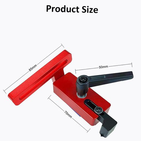 45 Chute Aluminum alloy Miter Track Stop, Very easy to use, ergonomic design, Lockable Stopper, Durable with standard, perfect for woodworking with high strength and long in Saudi Arabia