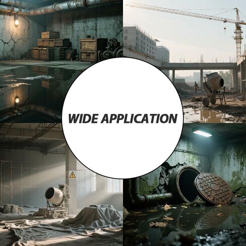 خرطوم مجاري PVC مرن بطول 16 قدم لمروحة عادم تهوية منفاخ المرافق مقاس 10 بوصة مع حبل قابل للتعديل (10 بوصة × 16 قدم) in Kuwait