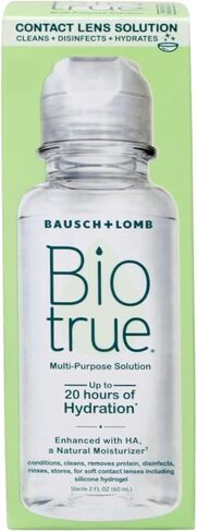 Biotrue Multi-Purpose Solution 10 fl oz, Sight Savers Contact Lens Cases 4 Ct, and Biotrue Multi-Purpose Solution 2 fl oz in Kuwait