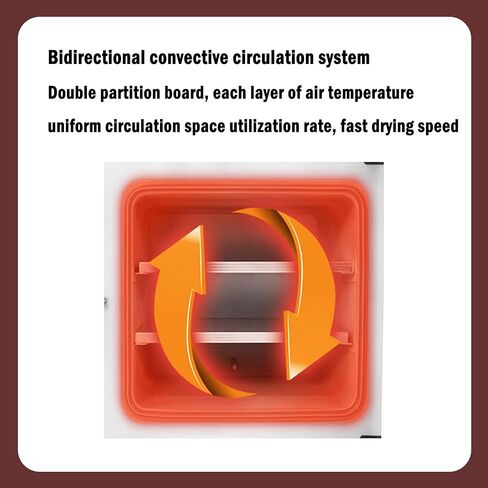 Digital Vacuum Drying Oven 1.9 Cu Ft Vacuum Drying Boxes for Drying and Heating Processes 2 Layers 1400W Stainless Steel 110V in Kuwait