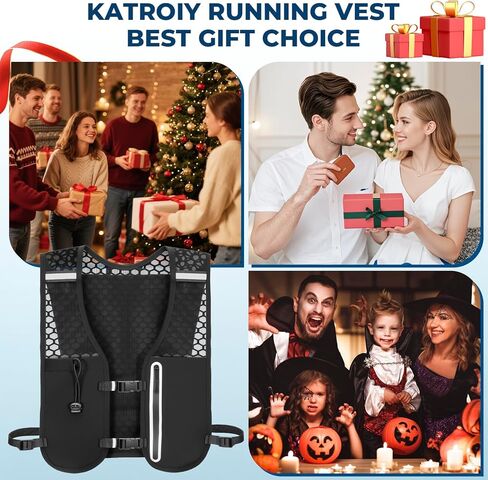 سترة الترطيب للجري، سترة جري بأشرطة صدر قابلة للتعديل للنساء والرجال مع قارورة ناعمة 500 مل، سترة للعدائين خفيفة الوزن للنساء للمشي لمسافات طويلة والجري وركوب الدراجات وسباق الماراثون in Kuwait