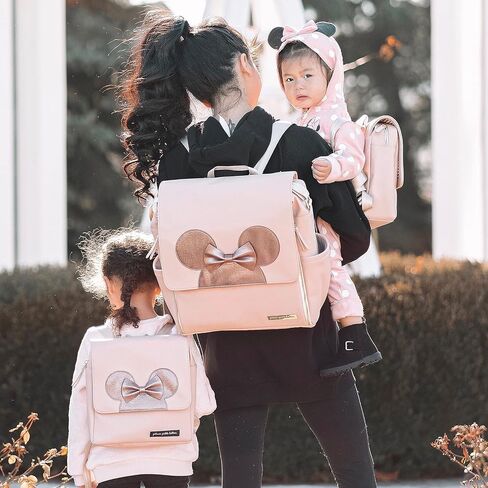 حقيبة ظهر صغيرة من Petunia Pickle Bottom ، حقيبة حفاضات للآباء والأمهات والمنظم الأنيق وحقيبة الظهر المدمجة للأمهات والآباء أثناء التنقل ، ديزني ، مجموعة حرب النجوم in Kuwait