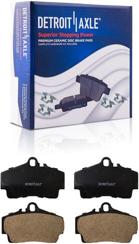 Detroit Axle - Rear 2pc Brake Shoes for Chevrolet Cobalt HHR Cavalier Pontiac G5 Pursuit Sunfire Saturn Ion, 2 Semi-metallic Brake Shoes Replacement in Kuwait