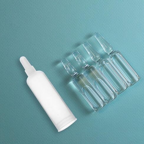 Garneck 40pcs Transparent Ampule Dispensing Tips Soft Precision Applicator Caps for Skincare Vials and Liquid Glue Bottles Flexible Fit for Comfortable Accurate in Lab and Clinical Use in Kuwait