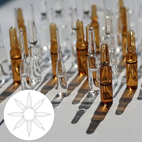 Garneck 40pcs Transparent Ampule Dispensing Tips Soft Precision Applicator Caps for Skincare Vials and Liquid Glue Bottles Flexible Fit for Comfortable Accurate in Lab and Clinical Use in Kuwait