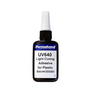 Permabond UV640 Thicker Viscosity General Purpose Impact Resistant Clear UV Glue in Kuwait
