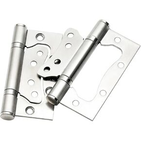 مفصلات من الفولاذ المقاوم للصدأ 5 بوصة مع مسامير غرفة باب خشبي غير ملحوم عازلة صامتة تحمل سميكة 2 قطعة (4 بوصة) in Kuwait