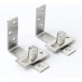 مفصلات أبواب دوارة من الفولاذ المقاوم للصدأ، صفحة مخفية بمفصلات محورية شديدة التحمل، مزلاج قابل للتعديل 1 قطعة (80 × 50 × 5 مم) in Kuwait