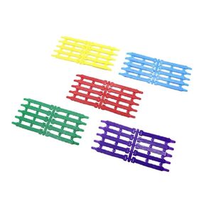 Foot Tag Clips Bird Ring Leg Bands, PVC Soft Foot Ring for Chicken Bird Poultry Identification, Multicolor, 8-16mm, Pack of 50(Mixed Colors) in Kuwait