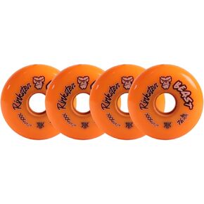 عجلات هوكي رينك رات رولر بيست 76 ملم XXX جريب برتقالي، 4 عبوات in Kuwait