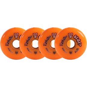 عجلات هوكي رينك رات رولر بيست 80 ملم XXX جريب برتقالي، 4 عبوات in Kuwait