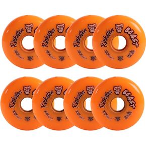 عجلات الهوكي رينك رات رولر بيست 76 ملم / 80 ملم هيلو XXX جريب برتقالي 8 عبوات in Kuwait