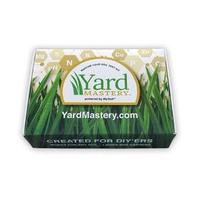 Yard Mastery Soil Testing Kit, Professional Grade, DIY Lawn and Garden, 13 Nutrient Levels, Prepaid Return Postage in Saudi Arabia