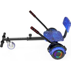 LIEAGLE Go Kart، ملحق مقعد هوفر بورد، ملحقات عربة هوفر بورد قابلة للتعديل للأطفال والكبار تناسب ألواح هوفر بورد مقاس 6.5 بوصة و8 بوصة و10 بوصة in Kuwait