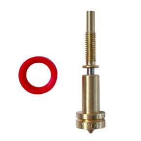 Rapid Change Revo Brass Nozzle 0.4mm for E3D Revo HotEnd, High Temperature Wear Resistant 3D Printer Nozzle, Easy Hand-Tighten Installation, Precision Engineering for Smooth Extrusion. in Kuwait