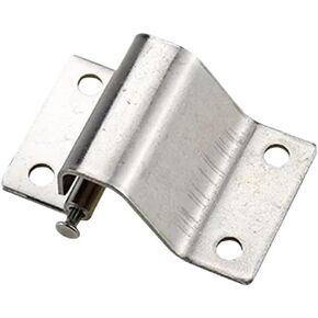 مفصل منحني قابل للفصل مصنوع من الفولاذ المقاوم للصدأ 304 مناسب لأبواب خزانة الآلات الصناعية قطعة واحدة (بدون ثقوب) in Kuwait