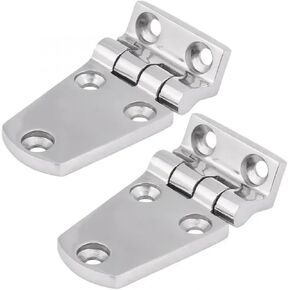 70x35mm Marine Hardware 316 Stainless Steel Flush Door Folding Bending Hinge 2Pcs ﻿ in Kuwait