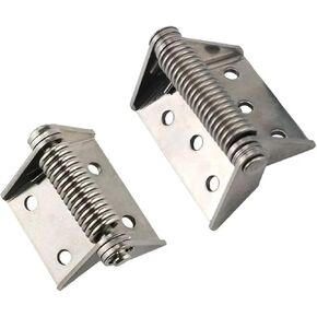 Heavy Duty Hinge with Automatic Spring Closure and Reset Function Made of 304 Stainless Steel 1Pcs(Large) in Kuwait