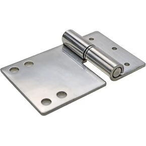 مفصلات من الفولاذ المقاوم للصدأ للمعدات مع يسار ويمين قابلة للفصل مناسبة لأبواب الخزانات الميكانيكية قطعة واحدة (يسار) in Kuwait