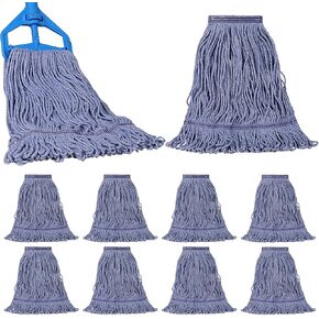 JERIA 8 Pack Heavy Duty Mop Head Replacements,String Mop Head for Commercial,Used for Home,Office and Kitchen,Washable,Reusable Mop in Kuwait