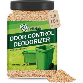 Outdoor Trash Can Deodorizer 2.6 lbs, Long-Lasting Odor Eliminator & Moisture Absorber, Strong Garbage Can Deodorizer for Bins, Dumpsters & Recycling Containers in Kuwait
