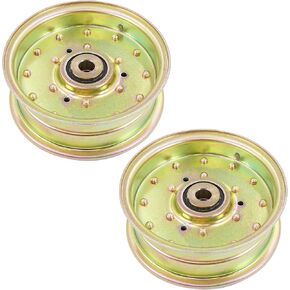 Caltric 54in 61in 73in Deck Idler Pulley Compatible with Bush Hog M2254 2254K M2354 M2554 Mid Mount Mower HDZ Series Zero Turn Mower 50027489 x2 in Kuwait